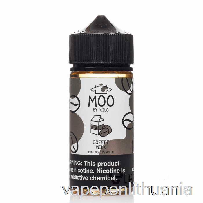 Kavos Pienas - Moo E-skysčiai - 100ml 0mg Vape Skystis